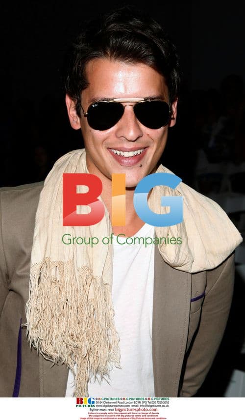 Amanda Hearst and Luigi Tadini at Tibi show