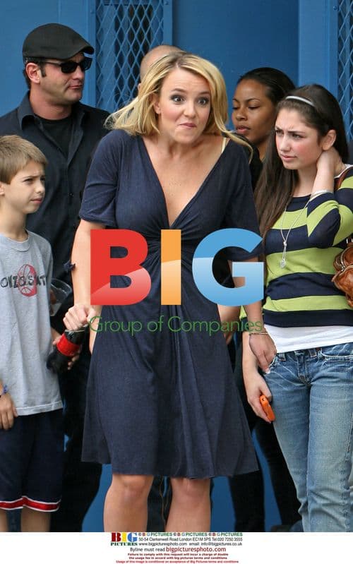 Britney Spears Visits Bronx School