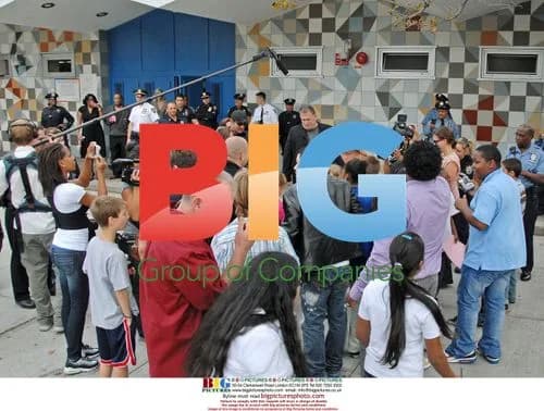 Britney Spears visits junior high