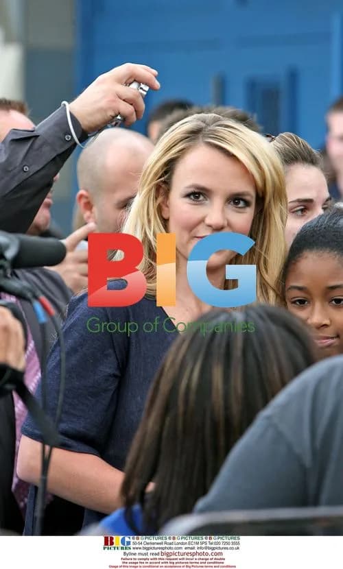 Britney Spears Visits School in Bronx
