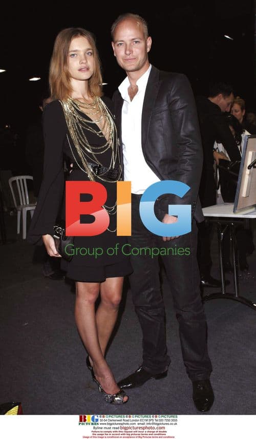 Natalia Vodianova and Justin Portman at Givenchy Fashion Show