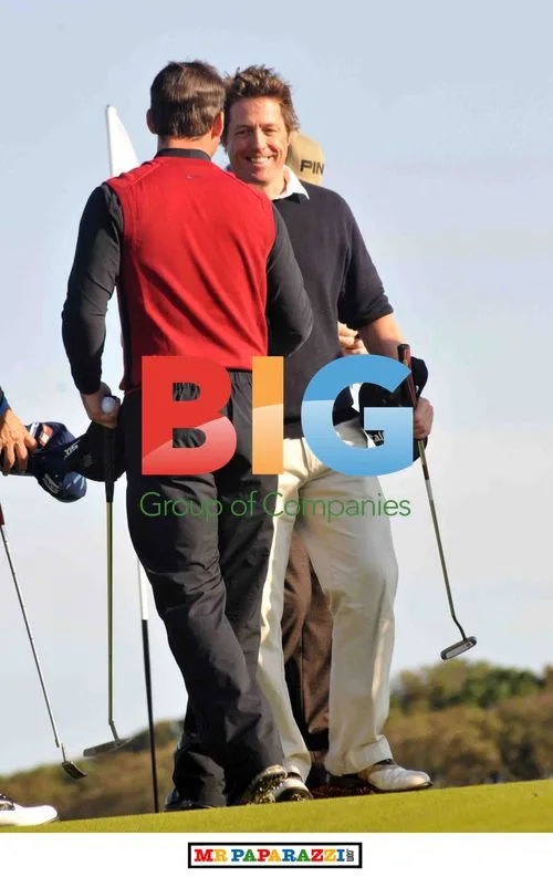 Celebrities and Golfers at Alfred Dunhill Cup