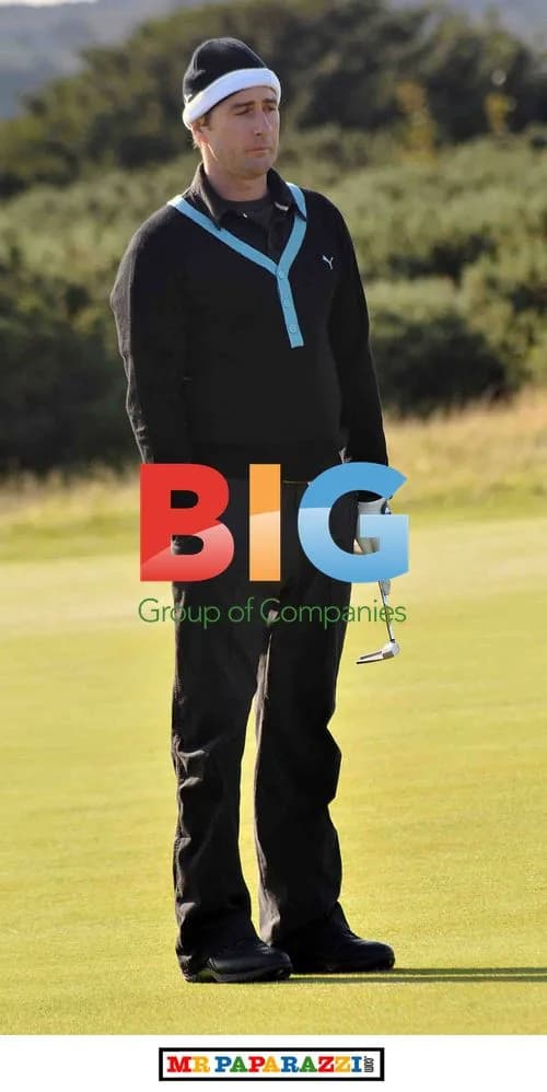 Celebrities and Golfers at Alfred Dunhill Cup