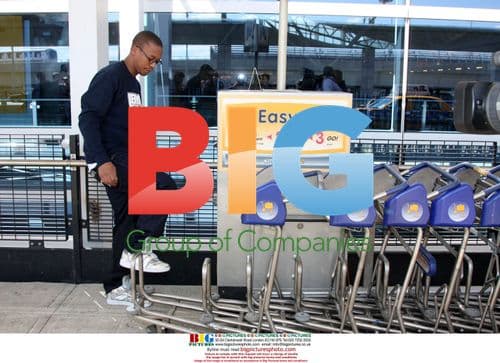 Lupe Fiasco at JFK Airport