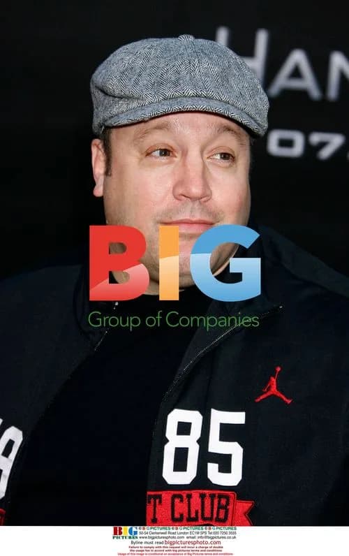Kevin James and Steffiana De La Cruz at "Hancock" premiere