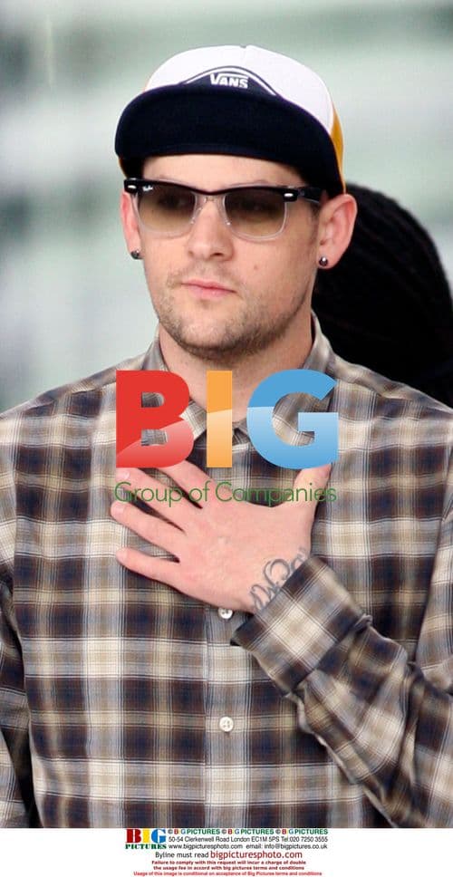 Joel Madden of Good Charlotte at LAX