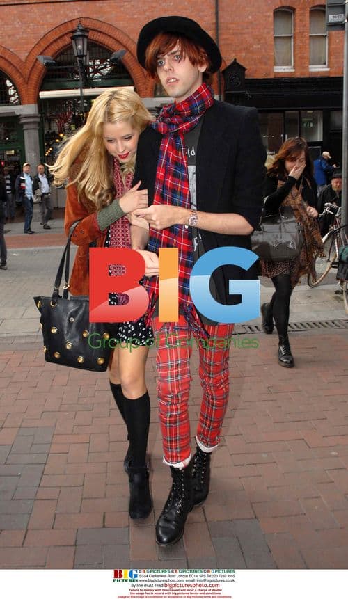 Peaches Geldof spotted shopping at secondhand shops in Dublin