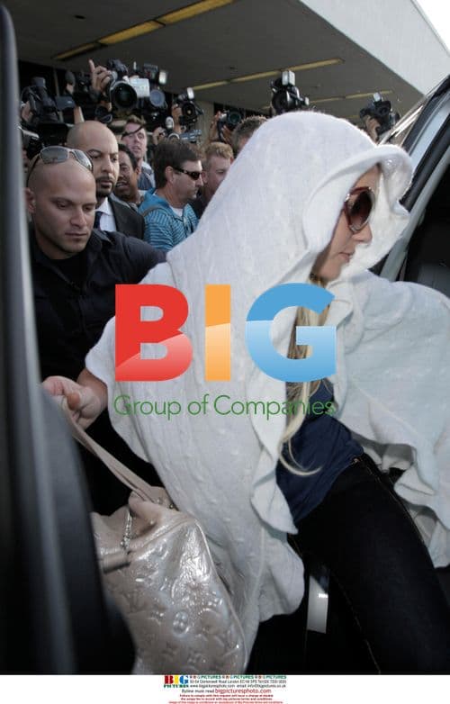 Britney Spears Arrives at LAX with Father