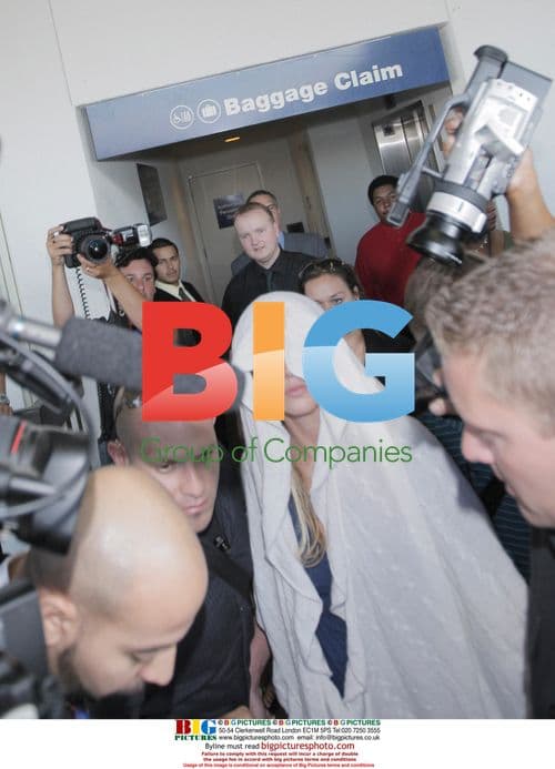 Britney Spears Arrives at LAX with Father