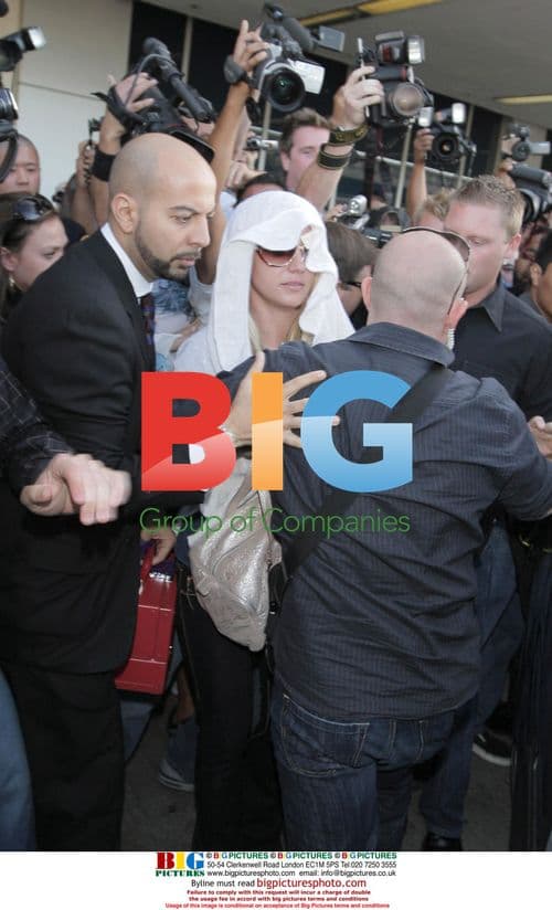 Britney Spears Arrival at LAX