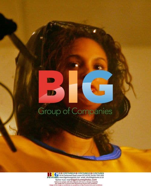 Alesha Dixon in sumo costume at Radio 1