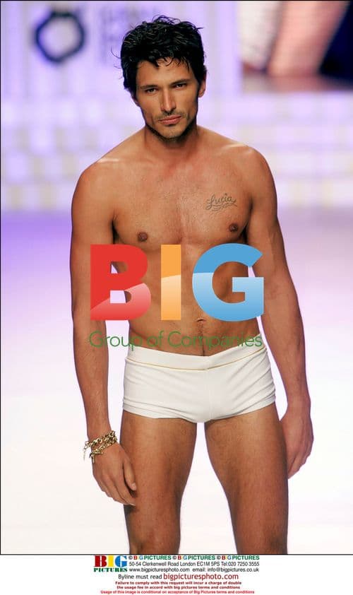 Andres Velencoso at Madrid Fashion Week