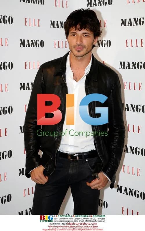 Andres Velencoso at Mango/Elle Event