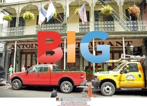 Brad Pitt cycles through New Orleans' French Quarter
