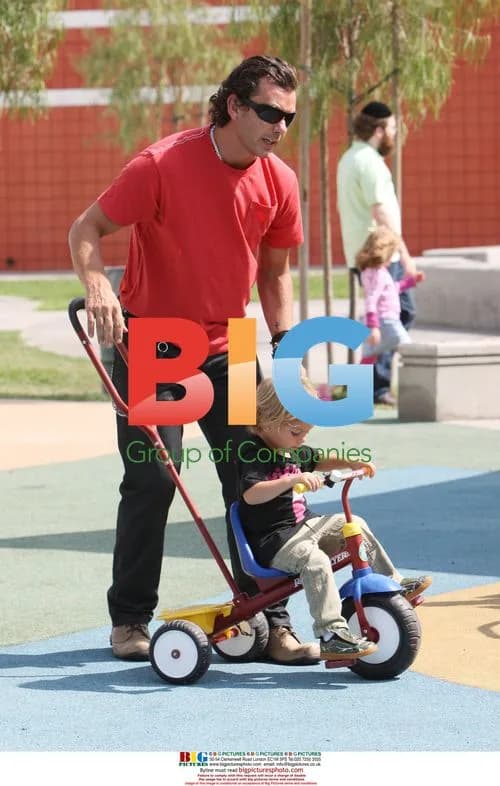 Gwen Stefani with family in Beverly Hills