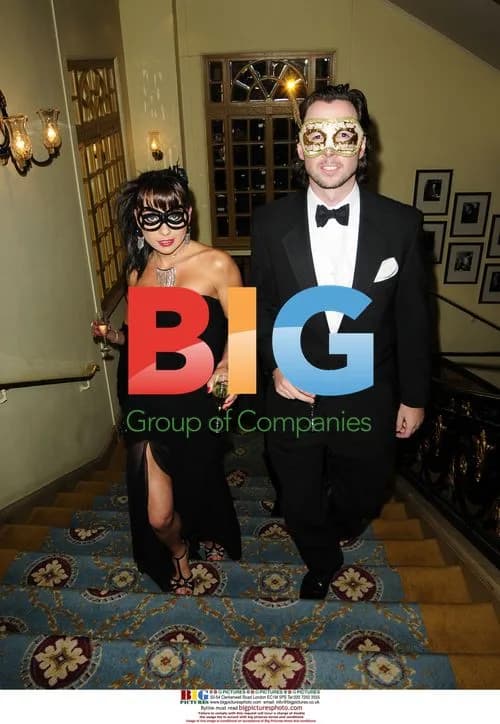 The Cheeky Girls and partners at Masked Eye Ball