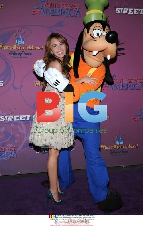 Miley Cyrus Celebrates 16th Birthday at Disneyland