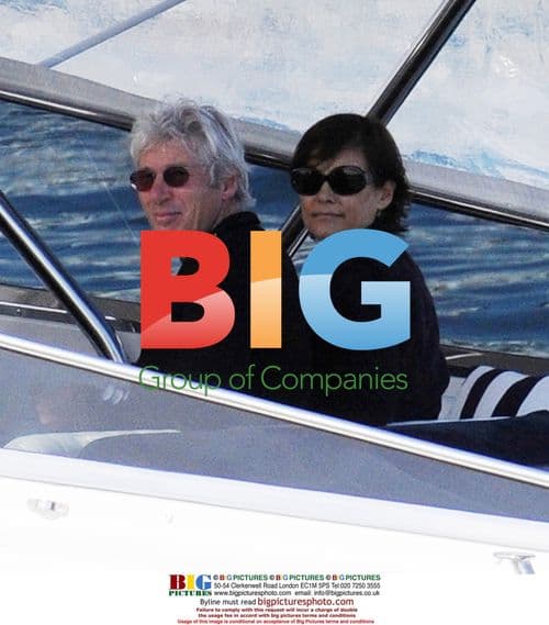 Richard Gere and Cary Lowell on holiday in Capri