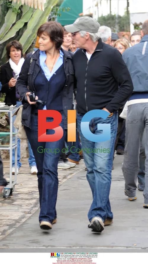 Richard Gere and Cary Lowell in Capri, Italy