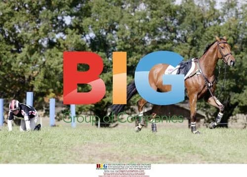 Zara Phillips Takes Tumble at Horse Competition