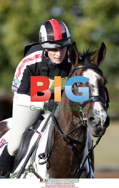 Zara Phillips takes a tumble at horse competition