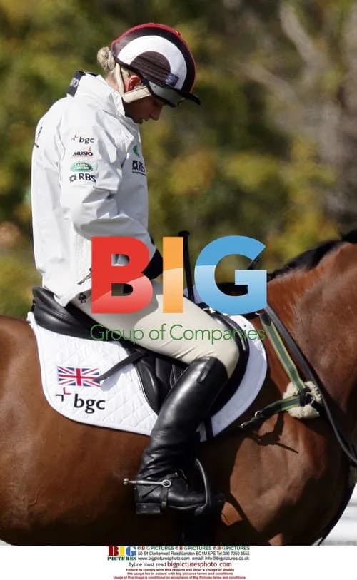 Zara Phillips Takes Tumble at Horse Competition