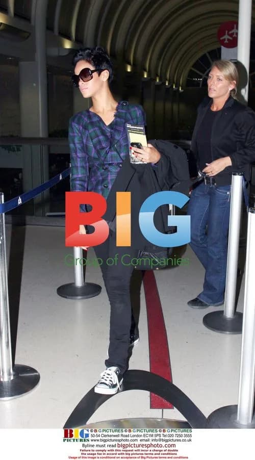 Rihanna departs LAX airport