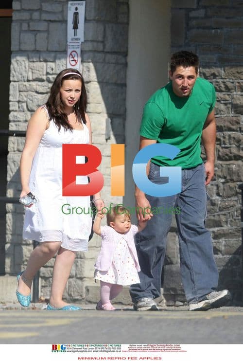 Charlotte Church and family after Ruby's 1st birthday