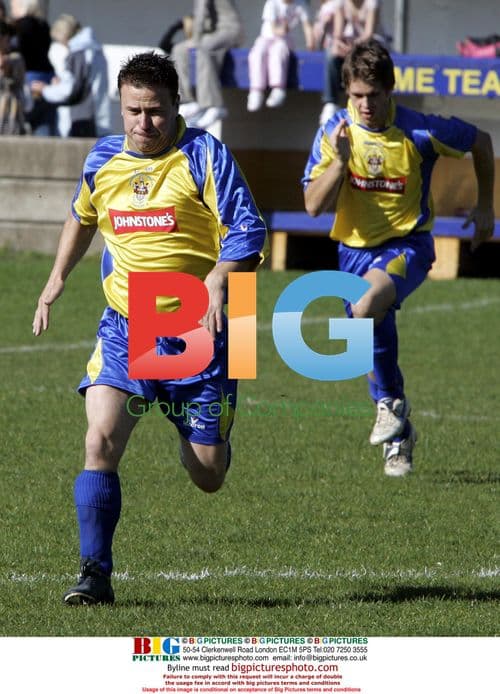 Former Big Brother's Craig Philips playing football