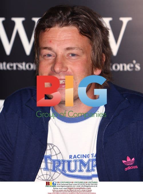 Jamie Oliver Signing "Ministry of Food" Book