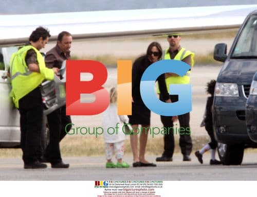 Brangelina and family land in Nice