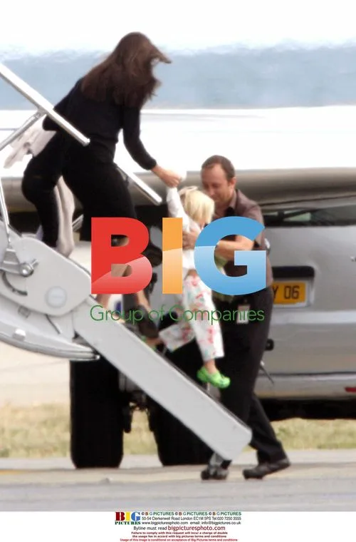Brangelina Family Arrives in Nice