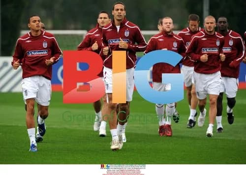 England Football Squad Training Session
