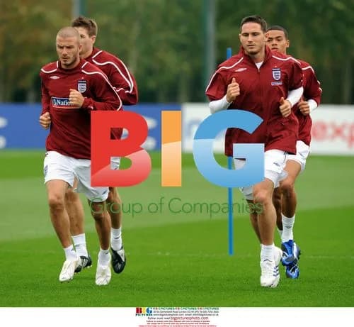 England Football Squad Training Session