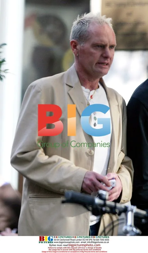 Paul Gascoigne pictured leaving hospital with friend