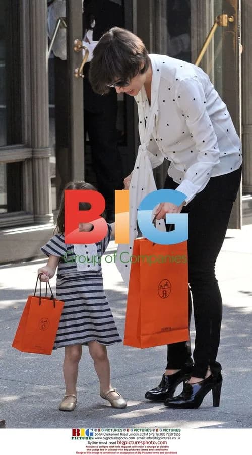 Katie Holmes and Suri Cruise on Madison Ave