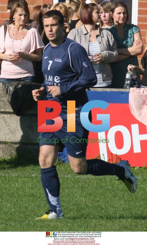 Corrie actress Kym Marsh at charity football match