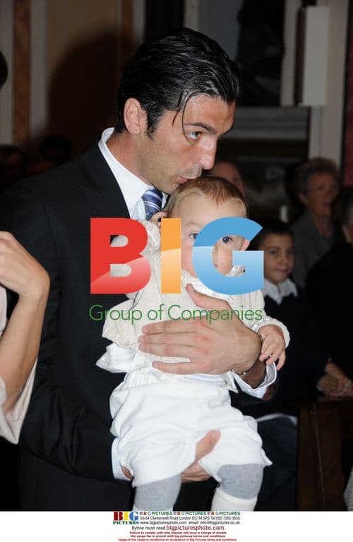 Alena Seredova and Gigi Buffon Christen Son