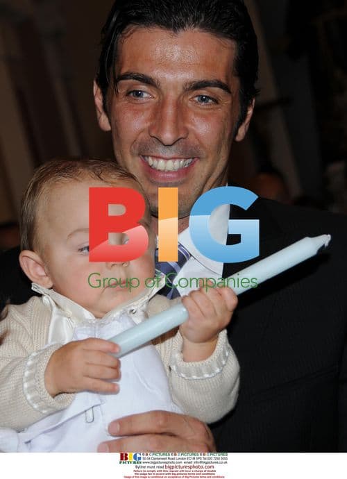 Alena Seredova and Gigi Buffon Christening Son
