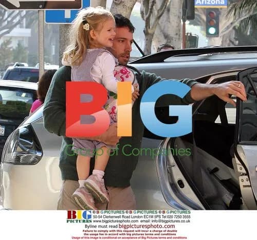 Ben Affleck and Jennifer Garner with daughter Violet