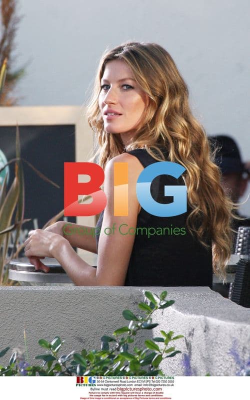 Gisele Bundchen on photo shoot in West Hollywood