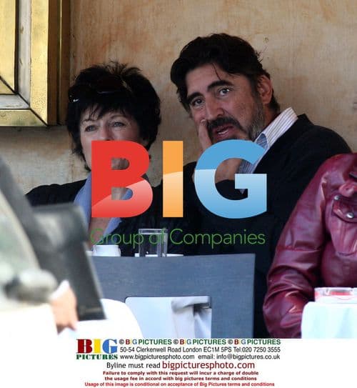 Alfred Molina and Jill Gascoine in Rome, 2008