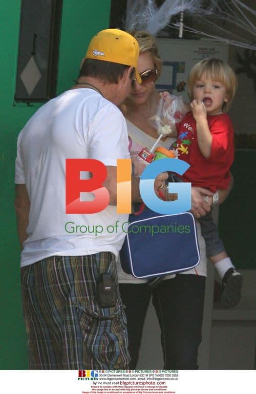 Britney Spears picks up son Jayden from school