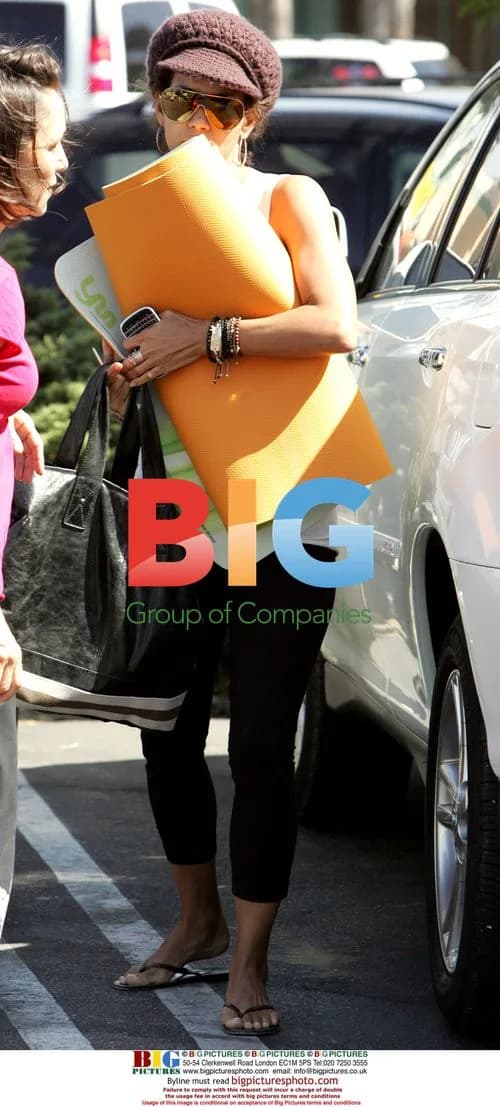 Halle Berry Leaving Yoga Lesson