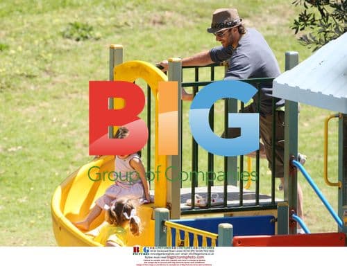 Hugh Jackman and family at Bronte Beach