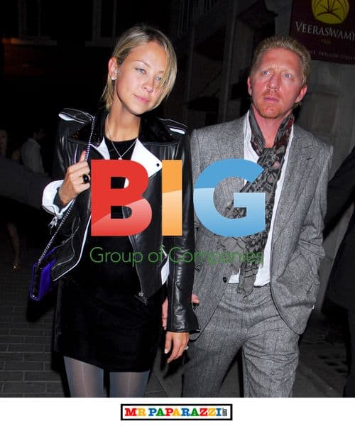 Boris Becker and Girlfriend Leaving Club