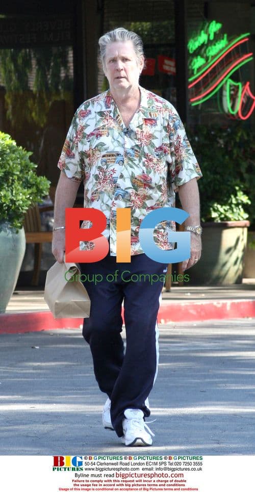 Brian Wilson of The Beach Boys shopping