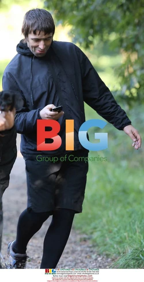 Liam Gallagher, Nicole Appleton and Melanie Blatt take dogs for walk