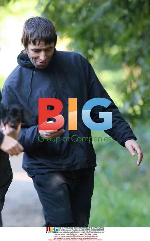 Liam Gallagher and friends take a walk