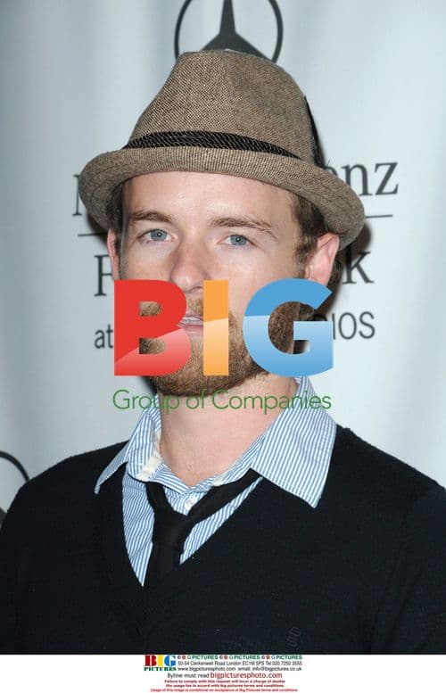 Chris Masterson at Mercedes Benz Fashion Week